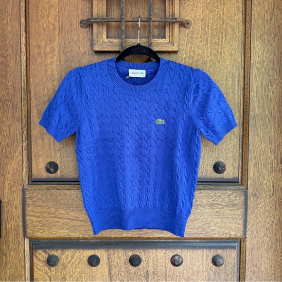 Lacoste Royal Blue Knitwear Sise L - Picture 1 of 4